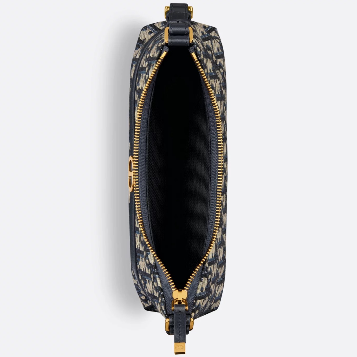 Túi đeo vai Dior 30 Montaigne Cigale Mini Bag Blue Dior Oblique Jacquard 1