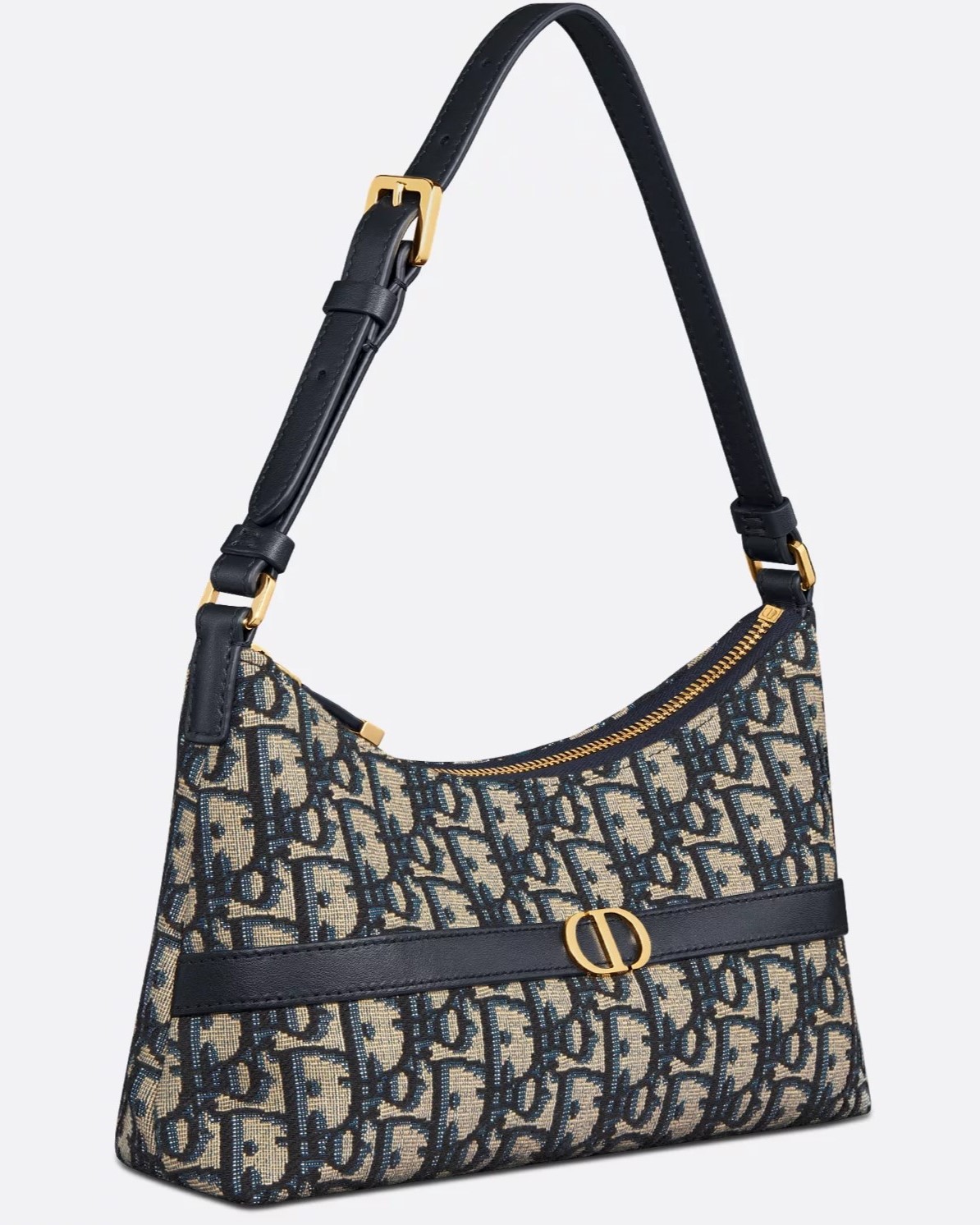 Túi đeo vai Dior 30 Montaigne Cigale Mini Bag Blue Dior Oblique Jacquard 5