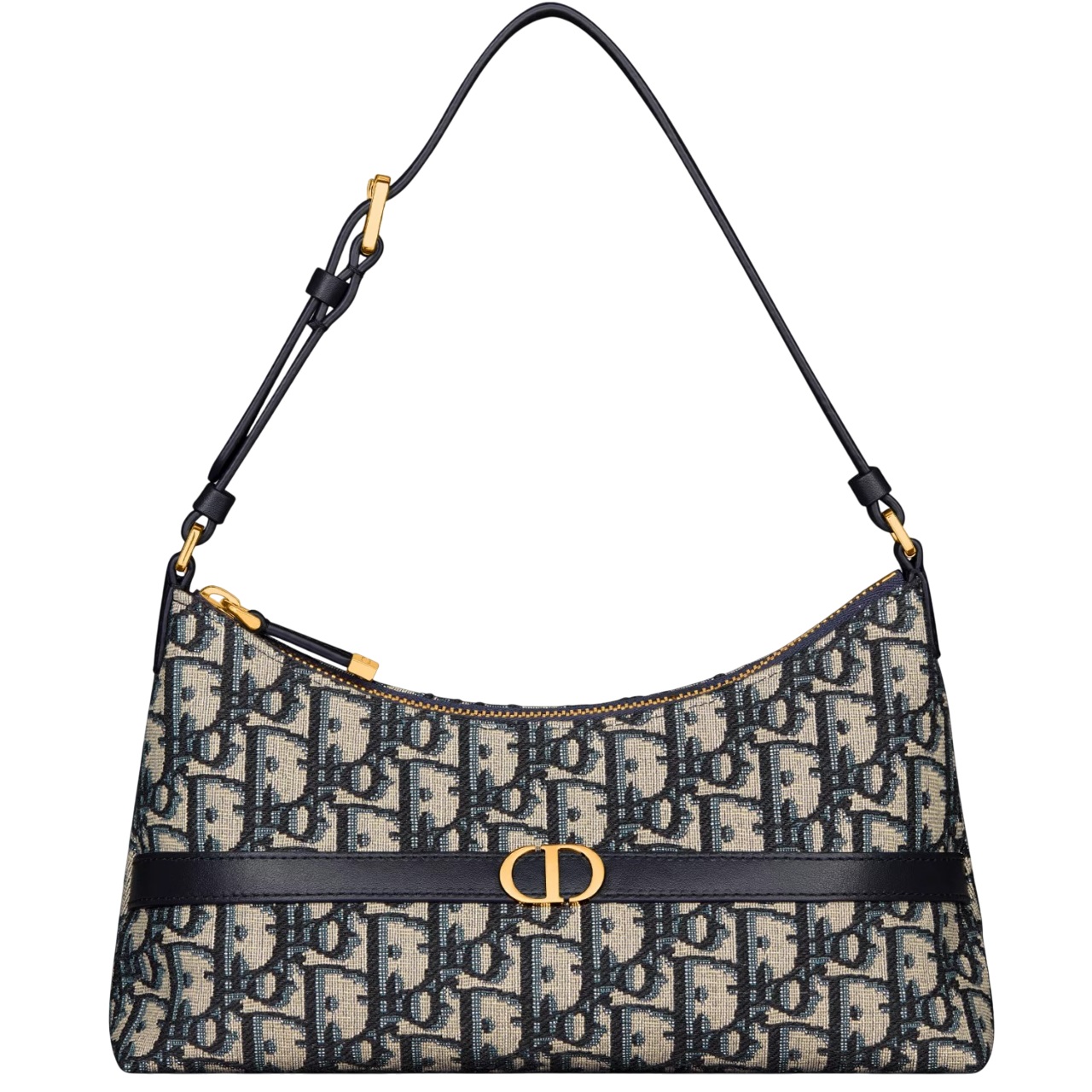 Túi đeo vai Dior 30 Montaigne Cigale Mini Bag Blue Dior Oblique Jacquard 3