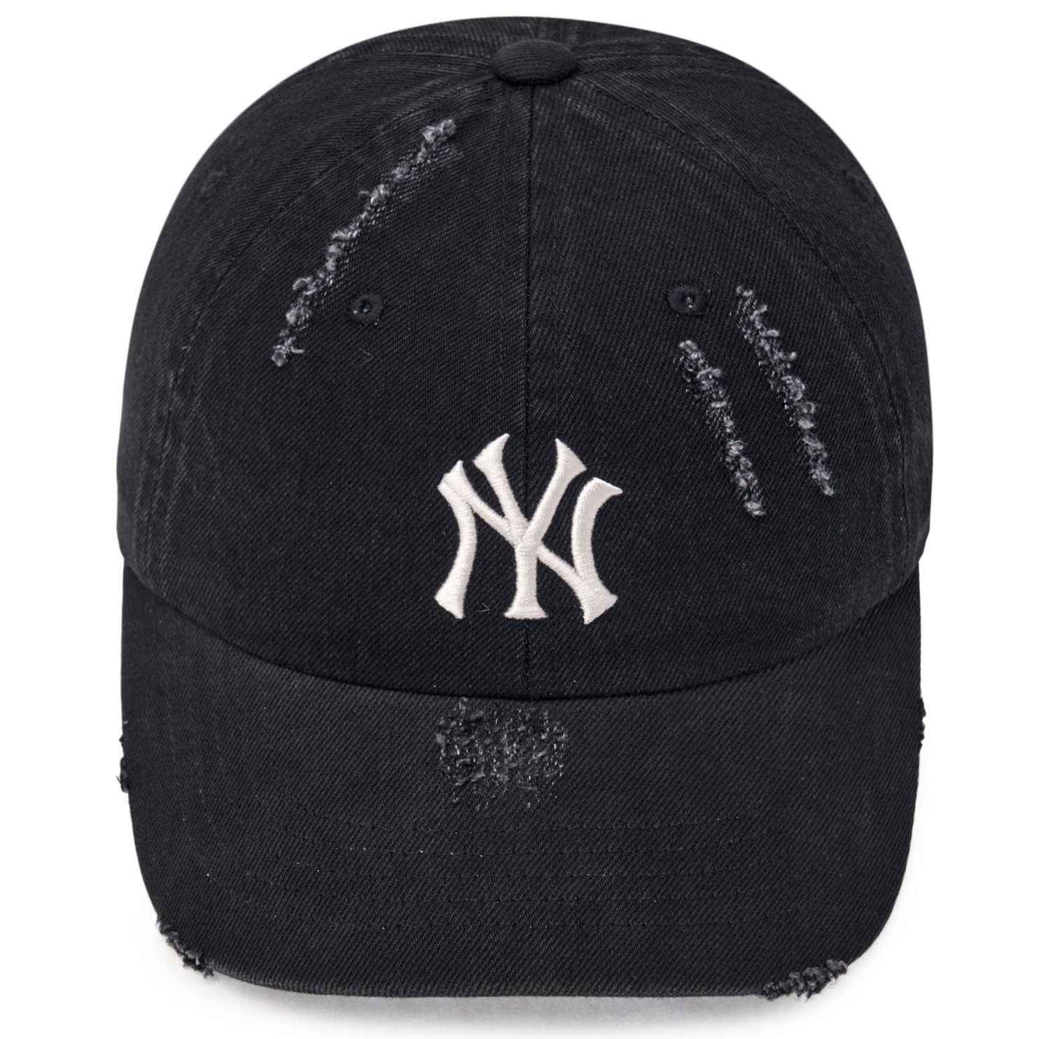 Nón lưỡi trai MLB Damaged Washed Denim Unstructured Ball Cap New York Yankees 3ACPVD34N-50BKS 2