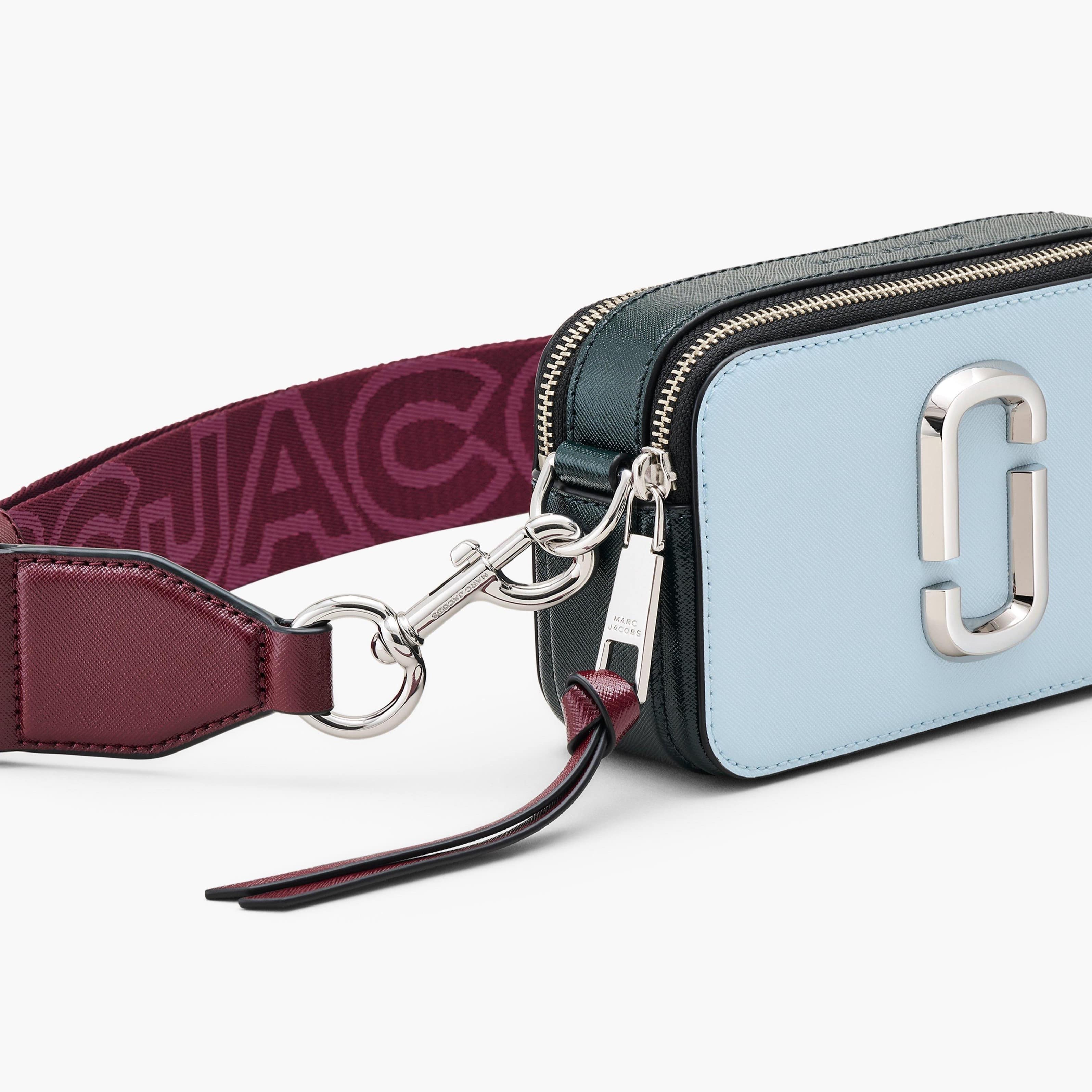 Túi đeo chéo nữ Marc Jacobs màu xanh The Snapshot Crossbody Bag Cloud Blue Multi 2S3HCR500H03 5
