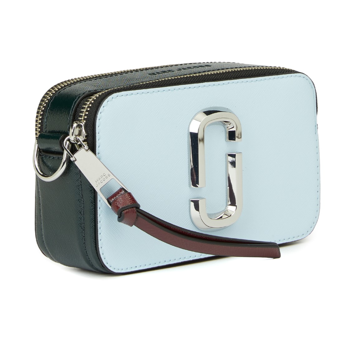 Túi đeo chéo nữ Marc Jacobs màu xanh The Snapshot Crossbody Bag Cloud Blue Multi 2S3HCR500H03 9