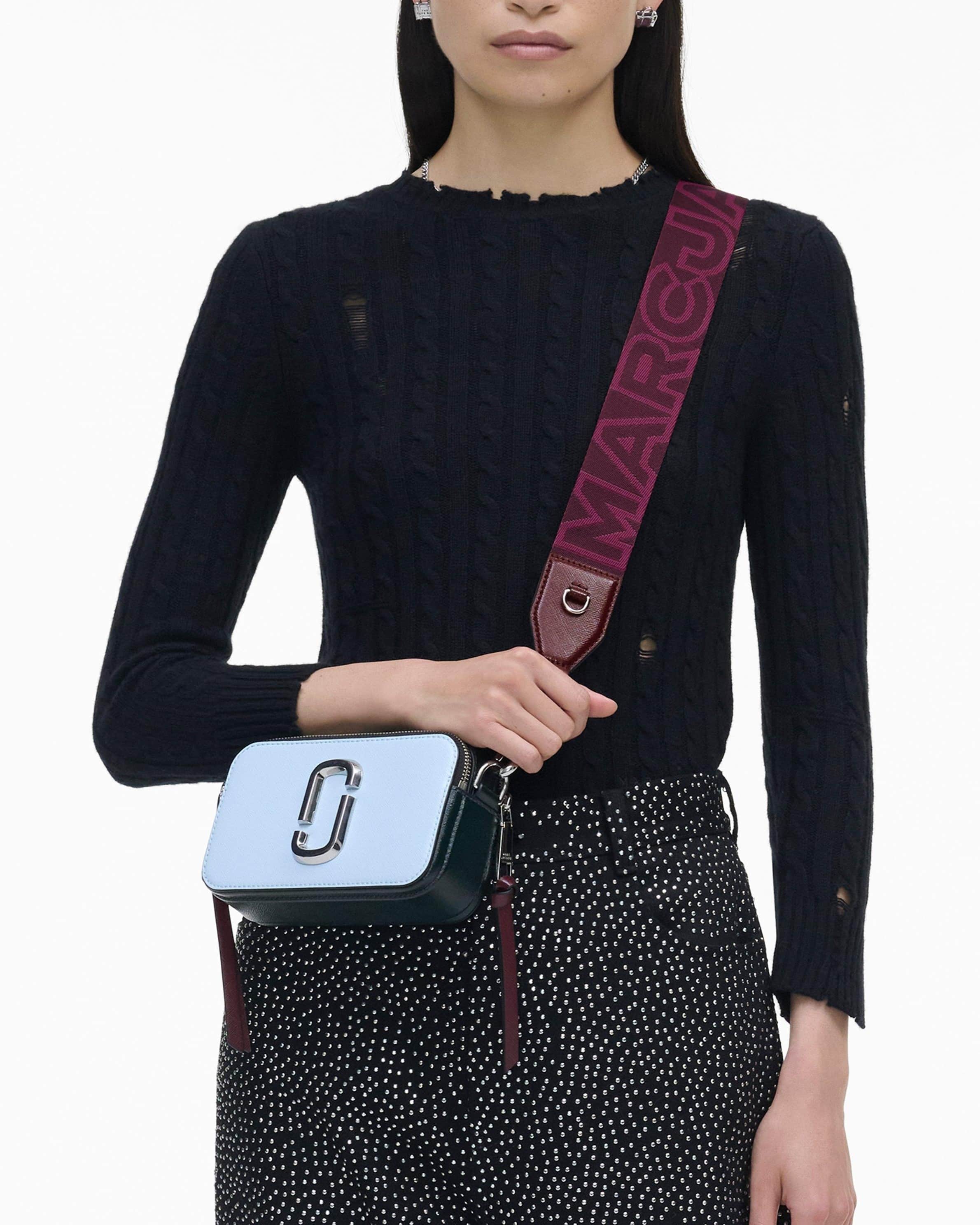 Túi đeo chéo nữ Marc Jacobs màu xanh The Snapshot Crossbody Bag Cloud Blue Multi 2S3HCR500H03 15