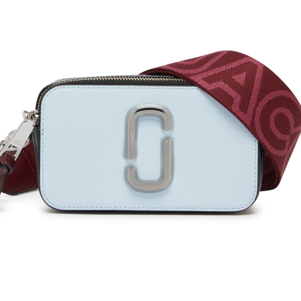 Túi đeo chéo nữ Marc Jacobs màu xanh The Snapshot Crossbody Bag Cloud Blue Multi 2S3HCR500H03 19