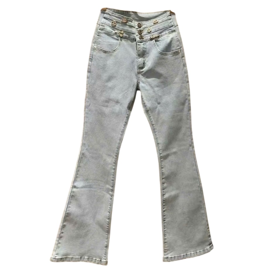 Quần jean ống loe Chanel 5