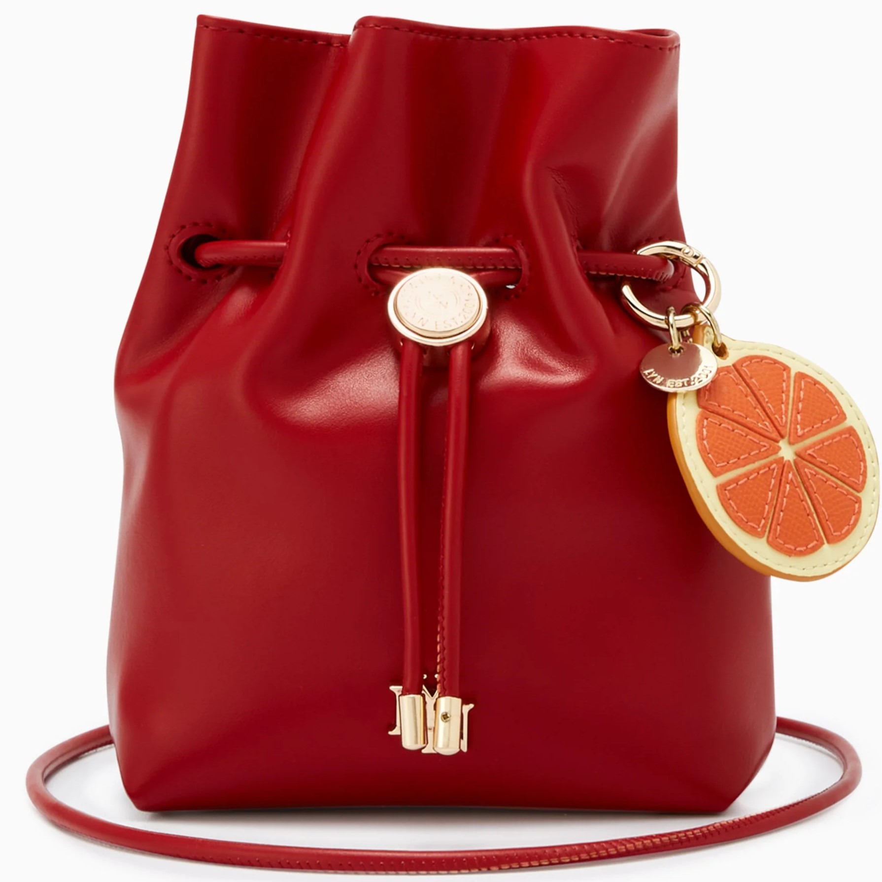 Túi đeo chéo nữ LYN Felix Cny Crossbody Pouch Red 4