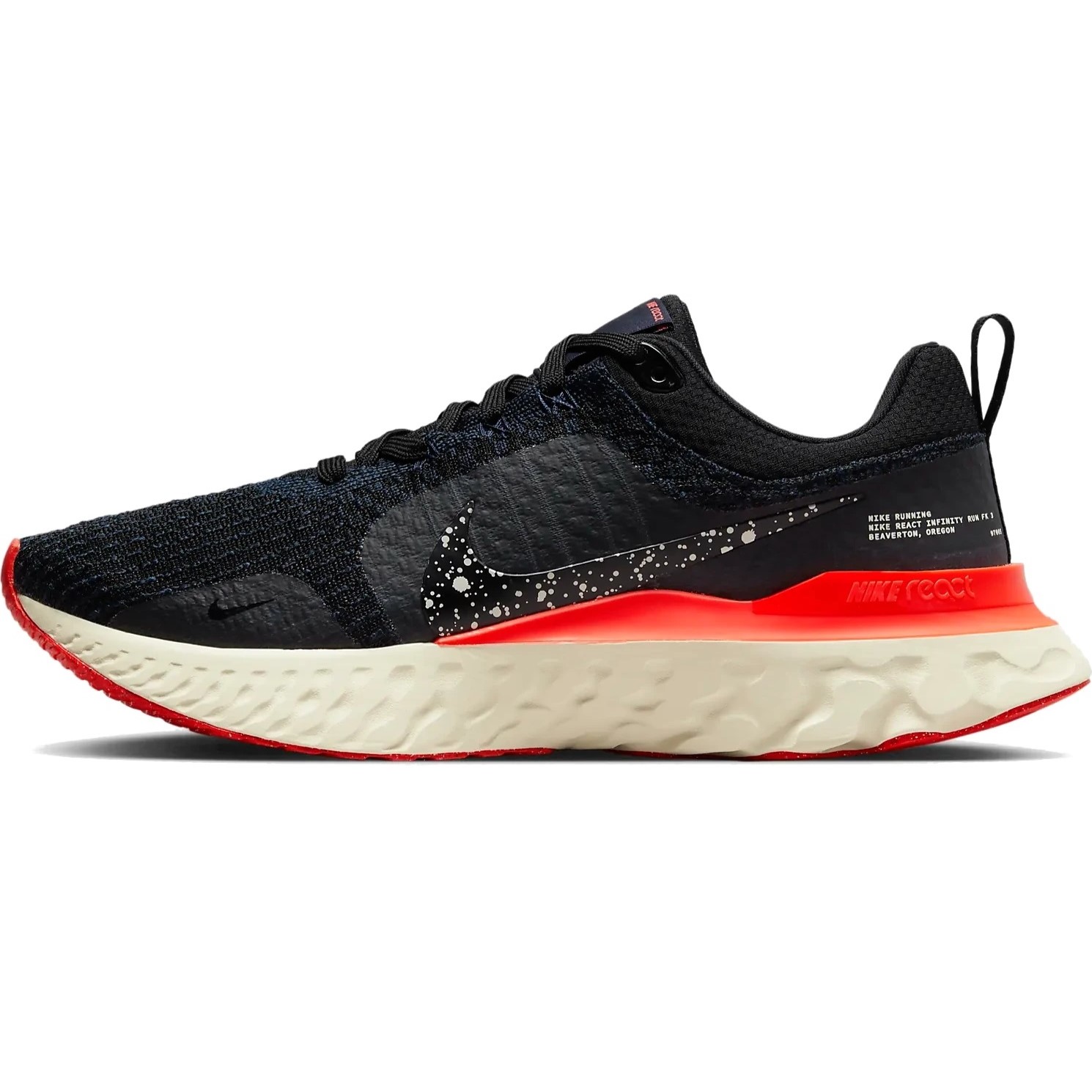 GIÀY THỂ THAO NIKE NAM REACT INFINITY 3 BLACK OBSIDIAN BRIGHT CRIMSON MENS ROAD RUNNING SHOES DZ3014-002 4