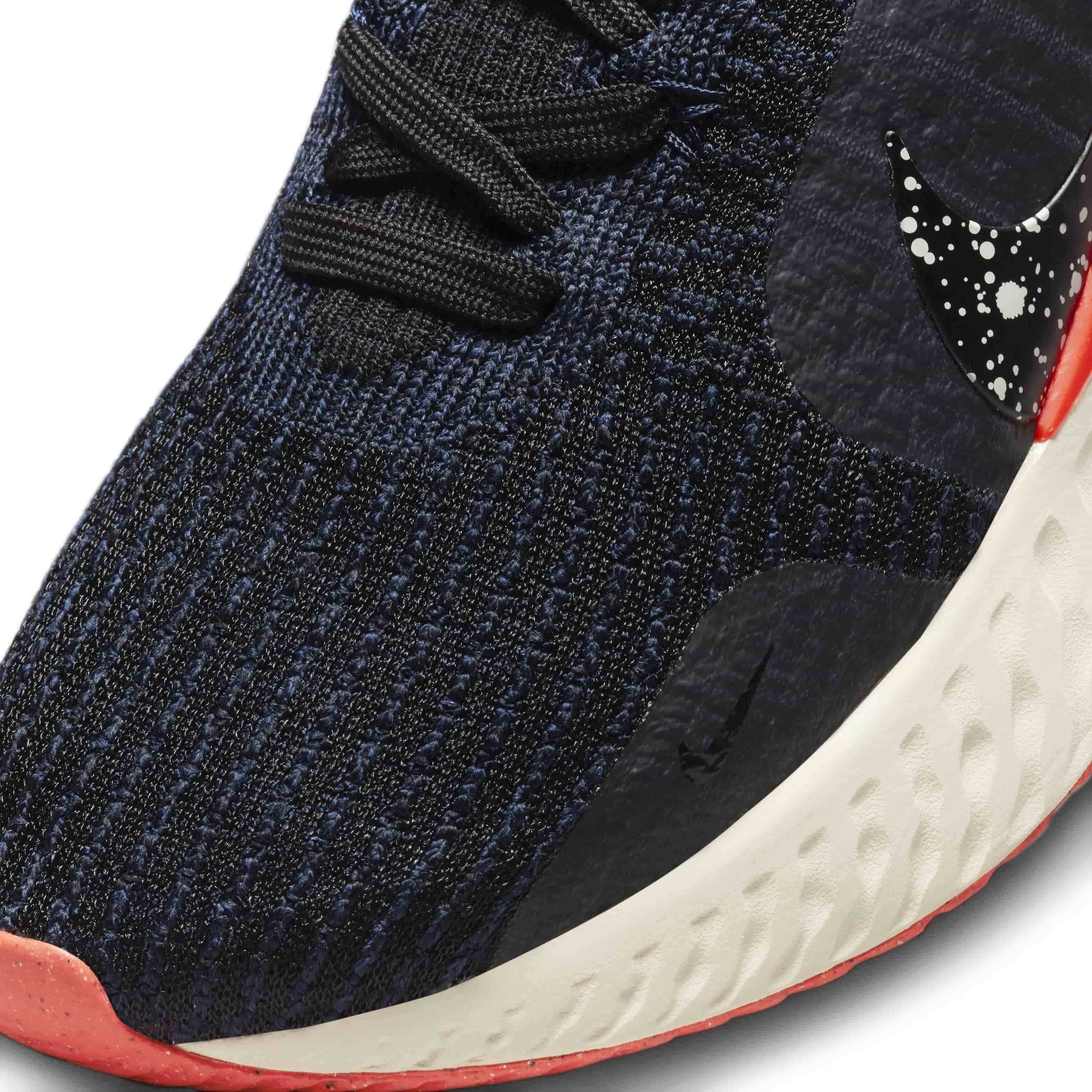GIÀY THỂ THAO NIKE NAM REACT INFINITY 3 BLACK OBSIDIAN BRIGHT CRIMSON MENS ROAD RUNNING SHOES DZ3014-002 10