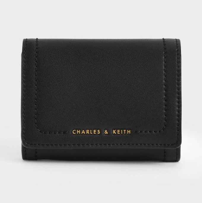 VÍ NỮ CHARLES KEITH SONNET SNAP BUTTON SMALL WALLET 14