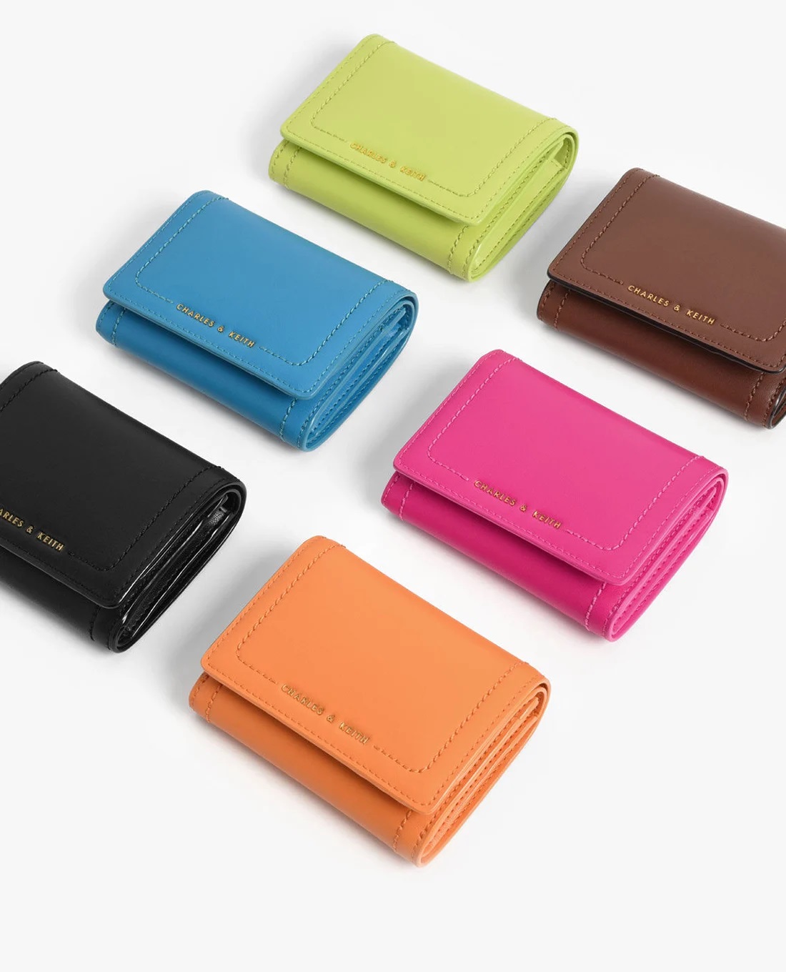 VÍ NỮ CHARLES KEITH SONNET SNAP BUTTON SMALL WALLET 15