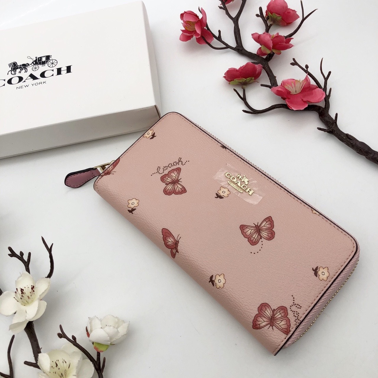 VÍ NỮ DÀI COACH CÁNH BƯỚM | COACH NEW YORK WALLET 10