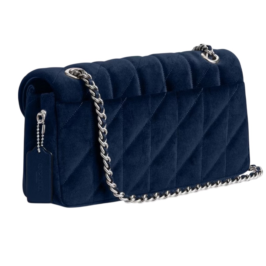 Túi đeo chéo Coach Tabby Shoulder Bag 26 With Quilting Blue CW607 8