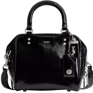 Túi xách Coach nữ Cube Rogue Bag 20 Black CBH04