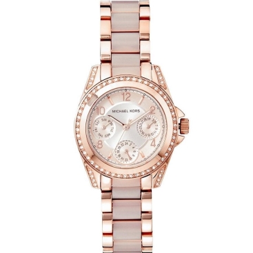 Đồng hồ dây kim loại Michael Kors MK6175 Ladies Mini Blair Rose Gold Watch