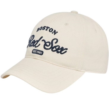 Nón kết MLB Varsity Lettering Ball Cap Boston Red Sox D Cream Cap 3ACPL033N-43CRD