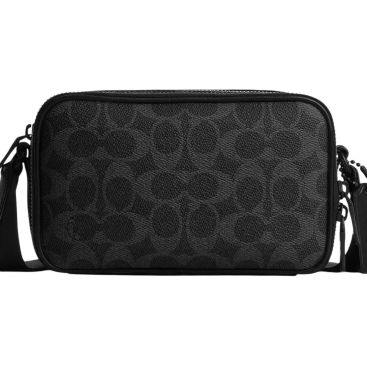 Túi đeo chéo Coach Colton Crossbody Bag 19 In Signature Canvas Matte Black CET55