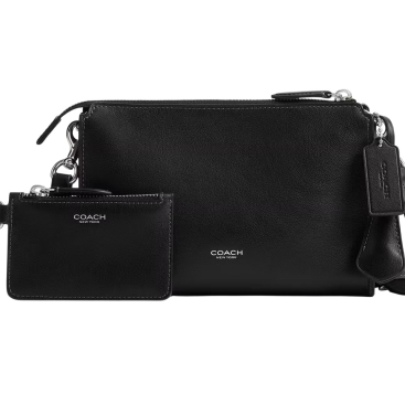 Túi nam đen Coach Harrison Crossbody Bag Black CFT70