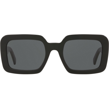 Mắt kính nữ Celine Triomphe Square Sunglasses Black CL40304U