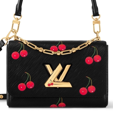 Túi xách Louis Vuitton LV x TM Twist MM Bag Cherry Motifs