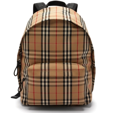 Balo unisex Burberry Jett Vintage Check Nylon Backpack