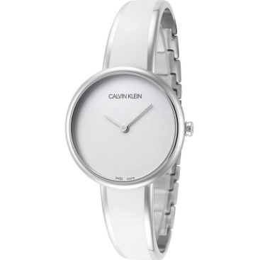 Đồng hồ đeo tay nữ Calvin Klein Seduce dáng kiềng trắng