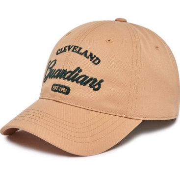 Nón MLB Varsity Lettering Ball Cap Cleveland Guardians L Camel Cap 3ACPL033N-45CAL
