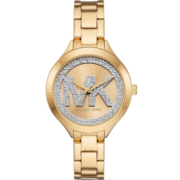 Đồng hồ đeo tay nữ Michael Kors Aspyn Watch In Gold Tone With Pavé MKO1106