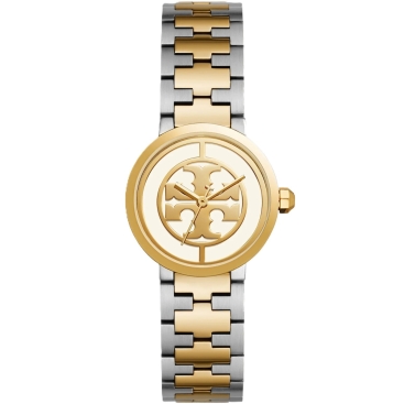 Đồng hồ đeo tay nữ Tory Burch Reva Watch Two-tone Gold Stainless Steel TBW4016