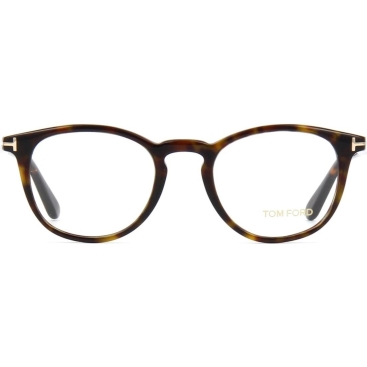 Gọng kính cận unisex Tom Ford Optical In Round Dark Havana Frame FT5401 052