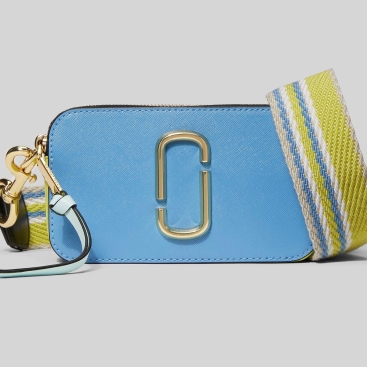 Túi xách nữ Marc Jacobs màu xanh chính hãng The Snapshot Camera Bag In New Aquaria Multi