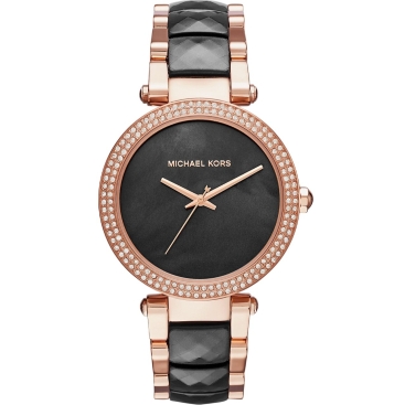 Đồng hồ đeo tay nữ Michael Kors Parker Rose Gold-Tone and Acetate Watch MK6414