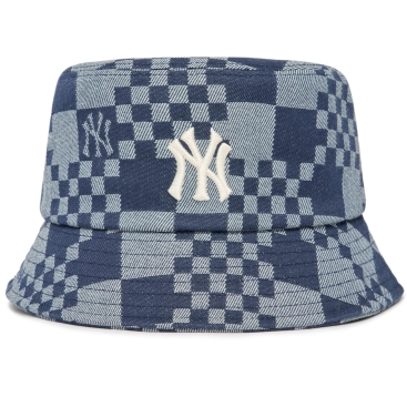 Nón MLB Denim Bucket Hat New York Yankees 3AHTCC12N-50NYD