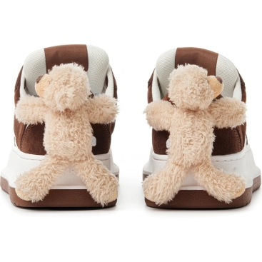 Giày thể thao Gấu Teddy 13DE MARZO Bear Thick Base Sneaker Khaki
