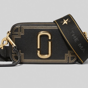 Túi đeo chéo nữ Marc Jacobs The Snapshot Gilded Leather Camera Crossbody Bag