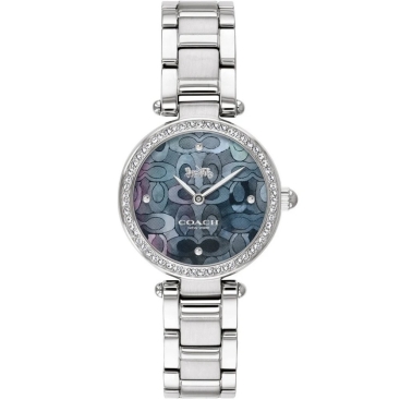 Đồng hồ đeo tay nữ Coach Park Mother of Pearl Blue Dial Silver Steel Strap Watch for Women 14503224