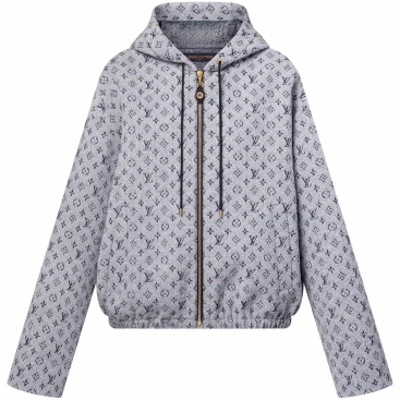 Áo khoác unisex Louis Vuitton Monogram Boucle Hoodie