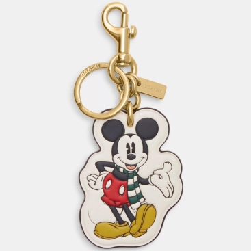 Móc khóa limited Coach Disney X Coach Mickey Mouse Bag Charm CN009