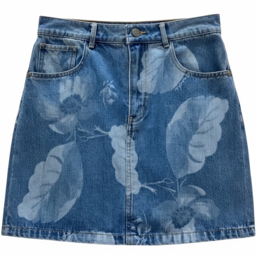 Váy ngắn nữ Jean Fendi xanh 