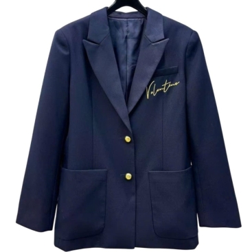 Áo khoác vest nữ thời trang Valentino xanh coban