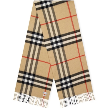 Khăn choàng Burberry Check Cashmere Scarf Arc Beige