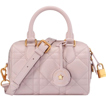 Túi xách Dior Groove 20 Bag Pale Pink Macrocannage Calfskin