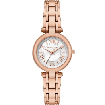 Đồng hồ đeo tay Michael Kors Laney white Dial Analog Stainless Steel Women Watch MK4893