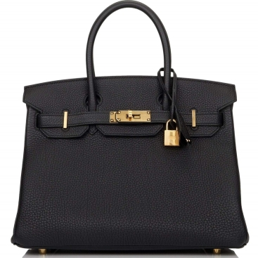 Túi xách Hermès Birkin 30 Black Togo Gold Hardware 