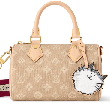 Túi xách Louis Vuitton Speedy Bandouliere 20 Meowgram Canvas