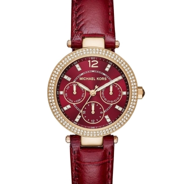 Đồng hồ đeo tay nữ Michael Kors Mini Parker Red Dial Ladies Watch