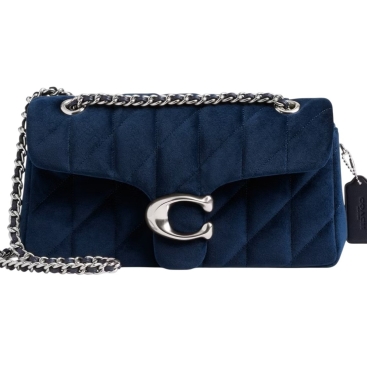 Túi đeo chéo Coach Tabby Shoulder Bag 26 With Quilting Blue CW607