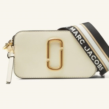 Túi đeo chéo nữ Marc Jacobs màu xám trắng Women´s Snapshot Cross Body Bag New Cloud White Multi
