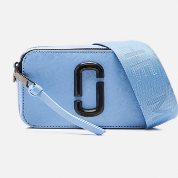 Túi xách nữ Marc Jacobs chính hãng màu xanh The Snapshot Dreamy Blue Camera bag