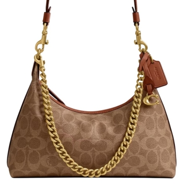 Túi đeo chéo Coach Juliet Shoulder Bag 25 In Signature Canvas Tan Caramel CAM26