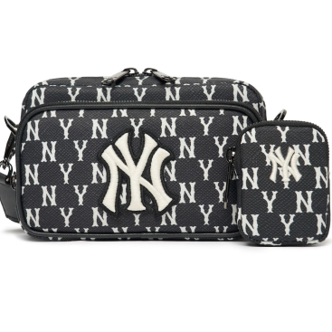 Túi Đeo Chéo unisex MLB NY Mini Classic Monogram Crossbody Bag New York Yankees Black 3ACRS012N-50BKS Màu Đen